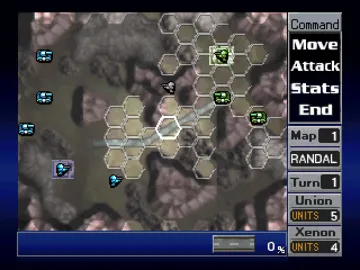 Nectaris - Military Madness (US) screen shot game playing